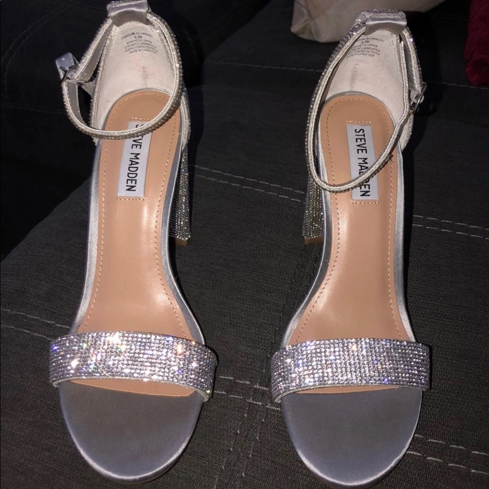 Steve Madden Carrson Crystal Womens Heel